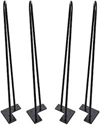 Coffee table base spider metal steel legs frame 18 (45cm) height. Hairpin Legs 28 Inch Set Of 4 Diy Furniture Metal Table Legs Perfect For Coffee Table Dining Table Designer Desk Nightstand 3 8 Diameter Satin Black Two Rod Mid Century Modern Style Amazon Co Uk Diy