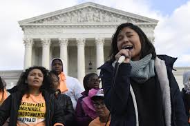 Dy chandrachud, indu malhotra and. Justices Take Up High Profile Case Over Young Immigrants