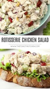 Rotisserie Chicken Salad The Toasty Kitchen Rotisserie Chicken Salad Recipes Using Rotisserie Chicken Easy Chicken Dinner Recipes
