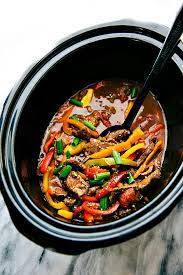 Crockpot Pepper Steak Video Crockpot Steak Recipes Crockpot Stuffed Peppers Crockpot Pepper Steak