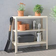 Kolbjorn Regal Innen Aussen Beige Ikea Osterreich Innen Aussen Regal Gartenregal