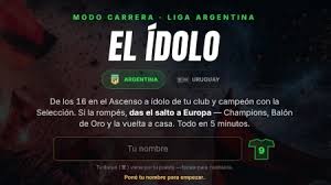 El Ídolo: el juego viral que te permite crear tu carrera como futbolista con solo unos clicks