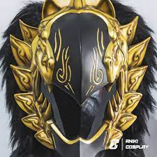 ANIKI Black Lion Geki Rio Jungle Fury Ranger Cosplay Mask Collectible - Etsy
