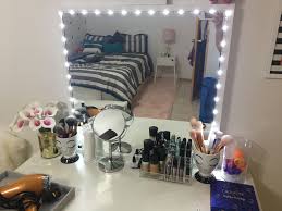 One of the quickest, easiest and most cost effective ways of updating a bathroom is to update the existing vanity bath bar with some new unique vanity lighting. Diy Lighted Vanity Mirror Using Ikea Stave Mirror And Lumienoodle Led Light Strip Led Lighting Diy Strip Lighting Diy Vanity Mirror