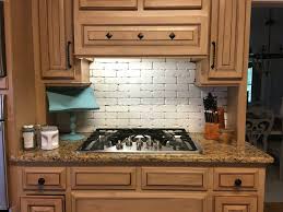 To get ashley's farmhouse backsplash you'll need the following supplies: How To Paint Brick Refresh Restyle