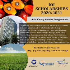 Market demand of various fields in malaysia top scholarships in malaysia directly apply for undergraduate and postgraduate scholarships, through scholarship direct. Yayasan Tan Sri Lee Shin Cheng Ioi Scholarship