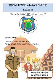 Pengembangan modul pembelajaran bahasa lampung berbasis teks kelas viii semester ganjil. Bahasa Lampung Kelas 5 Modul Pembelajaran Online Flip Ebook Pages 1 10 Anyflip