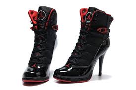 Black And Red Jordans High Tops Jordan High Heel Shoes Jordan High Heels Michael Jordan Heels Shoes Jordan Shoes With Heels Jordan High Heels Jordan Heels Nike Heels