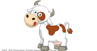 Feel free to print and color from the best 38+ cute cow coloring pages at getcolorings.com. Cute Cow Coloring Games And Coloring Pages