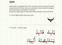 Contoh ikhfa syafawi dikatakan izhhar syafawi apabila mim mati bertemu dengan huruf hijaiyah selain ba' dan mim. Ayi Pakaimasker On Twitter Apabila Nun Mati Atau Tanwin Bertemu Dengan Huruf Ba Itu Iqlab Kalau Kamu Bertemu Dengan Aku Itu Ijab Belajarmengaji Gambar Google Https T Co Sl1lopbf5s
