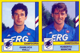 We proudly stock brands such as replay, kaporal, diesel, vialli, roberto botticelli, gas, versace, roberto cavalli and many more world class brands. Old School Panini On Twitter Gianluca Vialli Roberto Mancini Sampdoria 1988 89