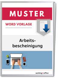 Ein positives sowie ein negatives beispiel. Mustervorlagen Fur Arbeitsbescheinigung Workingoffice De