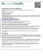 Most instructors care the most about a proper formatting rather than the article critique example. Article Critique Example Pdf International Journal Of Manpower Exploring The Interplay Between Leadership Styles And Psm In Two Organisational Course Hero