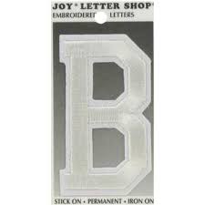 Find free letter templates on category letter template. White B 3 Embroidered Iron On Letter Hobby Lobby 21128