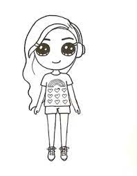 Kleurplaat kawaii poppetjes bff bff tekening makkelijk : Pin By Fatima Teran Uds On Drawing Cute Cartoon Drawings Cartoon Girl Drawing Kawaii Girl Drawings
