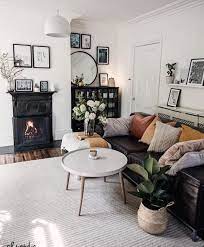 Love This Leather Couches Living Room Black Leather Couch Living Room Eclectic Living Room