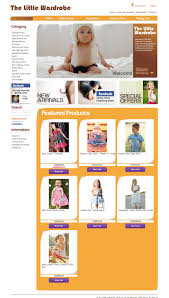 E Commerce Website For The Little Wardrobe A Retailer Of Children Clothings Www Thelittlewardrobe Com Sg Online Store Design Informative Kids Outfits
