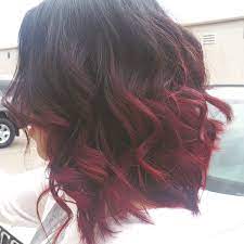 Use the curling iron to get long, sensual waves. Short Ombre Black And Red Hair Novocom Top
