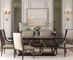 Bid on art deco dining table, six chairs, and sideboard for sale in auction. Casa Padrino Luxury Art Deco Dining Room Set Beige Dark Brown High Gloss Gold 1 Dining Room Table 6 Dining Chairs Art Deco Dining Furniture Luxury Quality