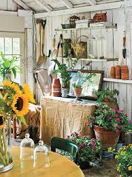 The Estate Of Things Shed Interior Backyard Sheds Potting Sheds
