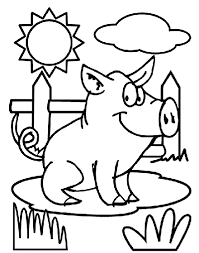 It remains close to the wild boar with which it was cross breeded. Pig Coloring Page Crayola Com