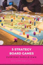 5 Strategy Board Games Every Family Should Own For The Liang Run Strategy Board Games Board Games Board Games For Two