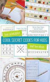 cool secret codes for kids free printables picklebums