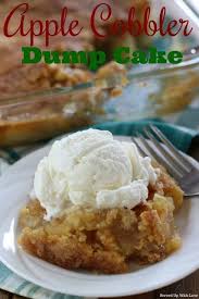 Apple Cobbler Dump Cake Hidangan Penutup Resep Kue Resep Makanan Penutup