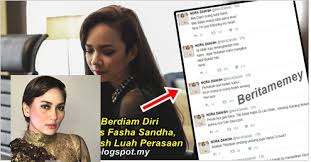 Bintang jelita dan ahli perniagaan terkenal, nora danish hari ini mengambil tindakan undang undang terhadap fasha sandha kerana bertindak melulu memuat naik keterangan berunsur fitnah di laman instagram miliknya yang disifatkan pelakon berkenaan menjatuhkan maruah dan mencalar reputasi perniagaan owl by nd diusahakannya. Panas Tak Tahan Diri Dihina Dan Dimaki Akhirnya Nora Danish Tampil Dedah Cerita Sebenar Kejadian Halau Fasha Sandha Biar Betul Fasha Buat Macam Tu Berita Tanpa Henti