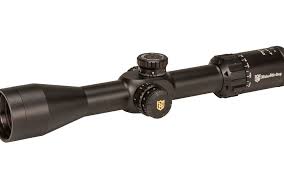 Side parallax adjustable from 10 yards to infin; Nikko Stirling Goes Long With The Diamond First Focal Plane Scope