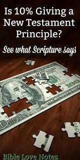 Most Christians Talk About Tithing Is This A New Testament Principle This 1 Minute Devotion Explains Biblel Bible Love Bible Inspiration Bible Devotions