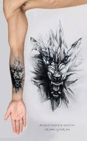 Tattoo Wolf Desing Ink 55 New Ideas Hand Tattoos Pretty Skull Tattoos Lion Arm Tattoo