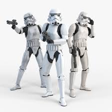 Stormtrooper Rigged Stormtrooper 3d Model Character Star Wars Helmet