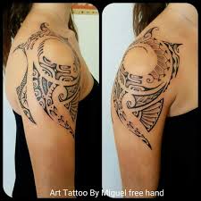 Notitle Katja Grimm Grimm Katja Notitle Tatowierungen Polynesische Tatowierungen Polynesische Tattoos Frauen