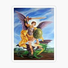 El santuario de san miguel arcángel (en italiano, santuario di san michele arcangelo), a veces llamado simplemente santuario monte gargano, es un pequeño santuario católico italiano de origen altomedieval erigido en el gargano. San Miguel Arcangel Stickers Redbubble