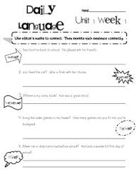 Grade 4 (year 4) is the first year of upper primary, and children at this age should be introduced to more sophisticated and meaningful ways of linguistic expression, both in speaking and writing. Daily Language For 4th Grade Worksheets Teaching Resources Tpt