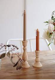 Fast shipping and orders $35+ ship free. Unfinished Candlesticks Holders Retro Unpainted Wood Classic Craft Candlesticks Holders Wedding Decorations 6 88 X 2 48 1 96 Candle Holders Aliexpress