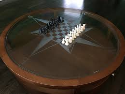 A glass table top can really add elegance and beauty to a dining room … Turned An Old Glass Top Coffee Table Into A Chess Board Album On Imgur