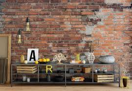 Embrace brick walls instead of drywalling over them. Grunge Brick Wall Wall Paper Mural Buy At Europosters