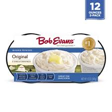Pick up delivery ($15 minimum). Bob Evans Original Mashed Potatoes Single Serving Twin Cups 12 Oz Pack Of 1 Walmart Com Walmart Com