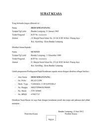 Contoh surat permohonan pelunasan bpkb / 15 contoh surat kuasa perwakilan biasa pengambilan dokumen dll. Contoh Surat Kuasa Pelunasan Motor Contoh Surat