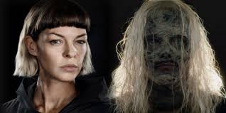 The best thing about alpha has been the return of horror in the walking dead 's theme as a show, as the whisperers have proven to be unpredictable due to their nature. The Walking Dead Star Revela Como Jadis Reaccionaria Ante Alpha Y Los Susurradores La Neta Neta