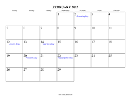 Each month throughout 2012 we'll be focussing on a different colour. February 2012 Calendar
