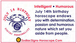 August 14 zodiac people are in the 3rd decan of leo. July 14 Zodiac Full Horoscope Birthday Personality Zsh