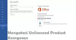 Siapkan cd instaler atau master file dari microsoft office 2013.kemudian cari dimana file setup microsoft office 2013 kemudian double klik di file tersebut. Cara Mengatasi Unlicensed Product Microsoft Office 2010 2013 Dan 2016 Kosngosan