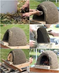Diy Wood Fired Outdoor Pizza Oven Simple Earth Oven In 2 Days Stone Pizza Oven Oven Diy Diy Pizza Oven