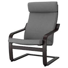 Poang Armchair Lysed Gray Seat Width 22 Shop Here Ikea In 2020 Oak Armchair Armchair Ikea