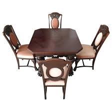 A dining room is so much more than just a table with chairs. Renaissance Revival Table Set Living Or Dining Room Table And 4 Chairs For Sale At 1stdibs