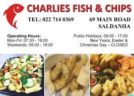 Charlies Fish Shop Food Services Saldanha Sloep Wes