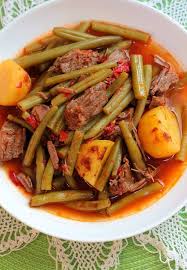 Green Beans With Roast Beef Mashurka Me Mish When Feta Met Olive Roast Beef Recipes Macedonian Food Albanian Recipes